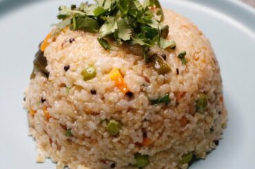 Broken Wheat Upma | Healthy breakfast recipe | Dalia upma | Tiffin recipe