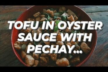 Home based Affordable, Unique and Healthy Recipes | Tofu in Oyster sauce de Pechay