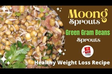 Moong Sprouts Breakfast Recipe | Healthy Weight loss Recipe | Protein Recipe | Green gram Sprouts
