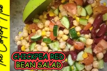 Chickpea Red Bean Salad | Healthy Weight Loss Salad Recipe by The Content Hub Tayyab
