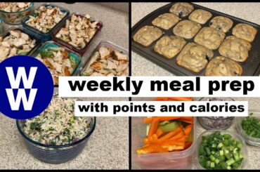 EASY MEAL PREP | WW Personal Points & Calories | Pancake muffins, Chicken Pasta Salad