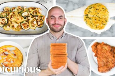 Pro Chef Turns White Bread into 6 Dishes For Under $12 | The Smart Cook | Epicurious