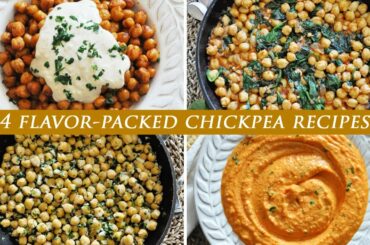 Got Canned Chickpeas? MAKE THESE 4 FLAVOR-PACKED RECIPES