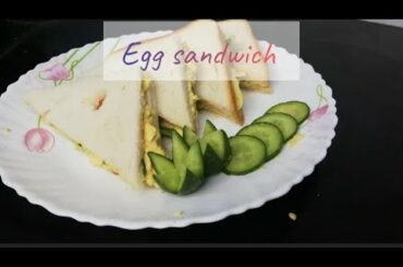 Egg sandwich/Egg salad sandwich/breakfast recipe/quick,easy and healthy/#breakfast#healthy#sandwich