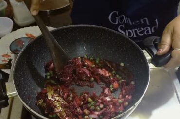 Beetroot Pulao(Easy recipes;. Healthy recipes; light recipes)