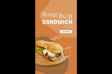 Low Carb Avocado Sandwich Recipes - Easy Breakfast Recipe #shorts #sandwich #lowcarb