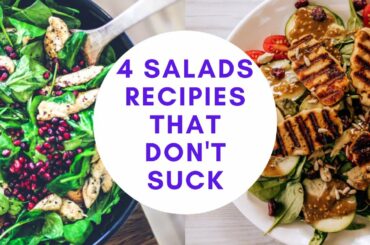 4 tasty and healthy Recipes of salad + Easy and Cheap Recipes of Salad for weight loss #allinone