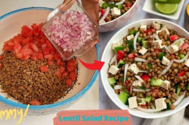 Healthy & Fresh Lentil Salad Recipe  | Perfect Prep Ahead Lunch