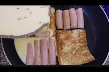Easy healthy high protein breakfast sandwich || simple breakfast recipe with sausages||Cook bothways