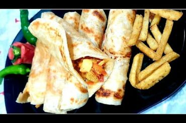 Healthy Iftar Snacks Recipe/Chicken Vege Wraps/Tasty chicken Paratha Rolls@My Priorities