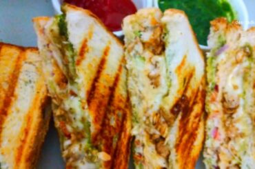 Chicken sandwich recipe|Double decker chicken sandwich|healthy chicken sandwich|Ramzan special dish