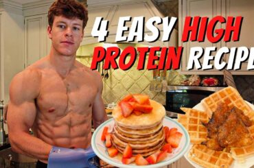 4 TASTY High Protein Breakfast Ideas | To Build Muscle