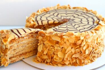 HEALTHY Esterhazy cake! Low calorie sugar free recipe!