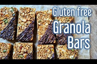 Gluten Free Granola bars that are also healthy and delicious