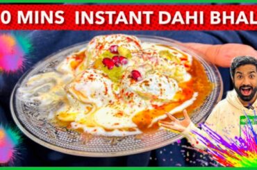 Instant Dahi Bhalle Bread Recipe in only 10 mins | Holi Special | Cooking Paaji