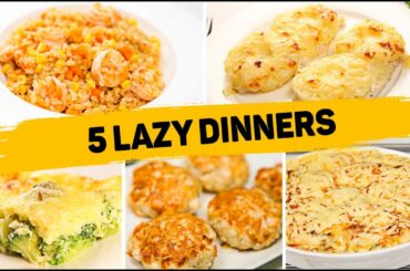 5 Ideas for DINNER Recipes - Easy Dinner Recipes - Quick and tasty Dinner!