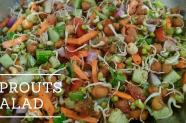 How To Make Sprouts salad | Sprouts salad Recipe | weight loss Recipe # Healthy Protein Salad