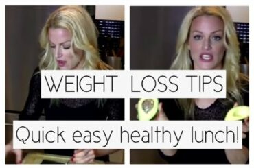 WEIGHT LOSS TIPS: Quick EASY healthy lunch to stay slim, confident, healthy and happy