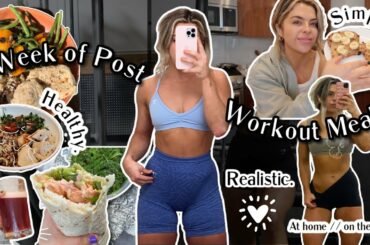 1 Week of Post Workout Meals // Healthy. Simple. & Realistic. // At home and on the Go