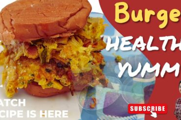 | EASY TASTY HEALTHY | HOMEMADE BURGER  RECIPE | YUMMY omelet | Handburger | sandwich |Enjoyeveryday