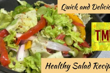 Easy Healthy Salad Recipes | Green salad and Mix Veg Salad | The Masala Chronicles