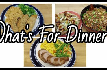 What's For Dinner? 3 Easy, Healthy-ish, Family Friendly Dinner Ideas |WFD 24|