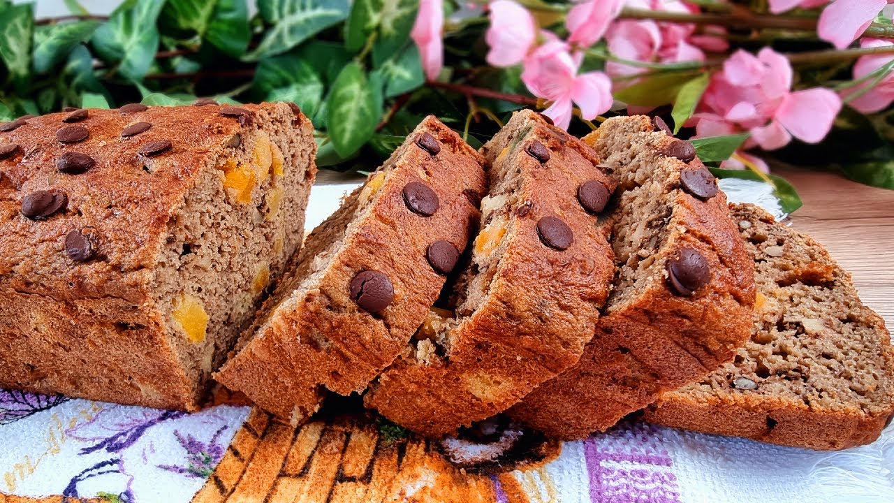 I've never eaten such a delicious banana bread! Easy banana bread recipe with oats! NO sugar I've never eaten such a delicious banana bread! Easy banana bread recipe with oats! NO sugar