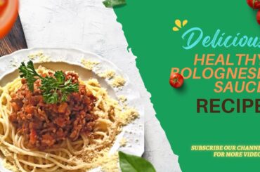 Healthy Bolognese Sauce-Recipe Healthy Recipes#Shorts