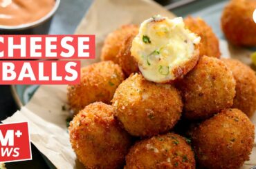 Cheese Balls Recipe | Crispy & Cheesy Cheese Balls | Home-made Bread Crumbs | Chef Sanjyot Keer