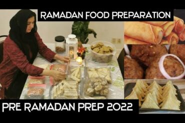 Ramadan Food Preparation 2022||Make & Freeze Iftar Recipes||Pre Ramadan Preparation
