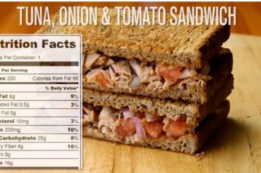 Quick and Easy Tuna and Tomato Sandwich Recipe | How to make Healthy Tomato and Tuna Sandwich