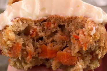 The Best Healthy Carrot Cake Muffins Recipe ( In the Ninja Foodi Air Fryer)