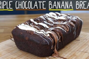 Triple Chocolate Banana Bread Recipe
