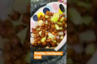 Snack recipes - Healthy Chickpeas Chat #shorts