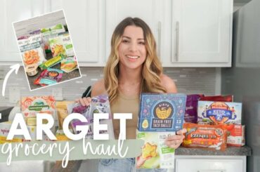 *HEALTHY* Target Grocery Haul | What I Keep in my Pantry, Go to Freezer Meals + Snacking Taste Test