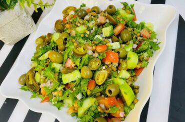 Instant Healthy Salad Recipe | Weight Loss Salad | Protein Salad Recipe | Vegan Salad | Keto Salad