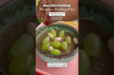 Weight loss pudding | Healthy Pudding | Diet Breakfast Recipes | Chia Pudding #chiapudding #shorts