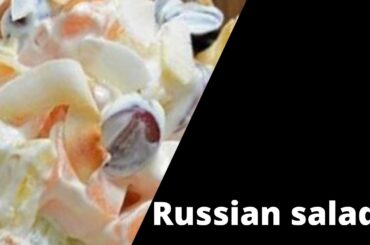 RUSSIAN SALAD RECIPE|BEST HEALTHY SALAD RECIPE|RAMZAN SPECIAL HEALTHY IFTAR RECIPE|DAWAT SIDE DISH|