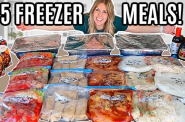 15 EASY Healthy Freezer Meals - Instant Pot, Slow Cooker, and Oven