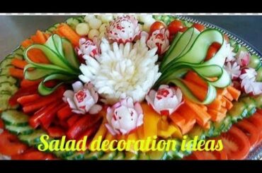 Vegetable salad | simple and easy salad decoration | green salad | healthy salad