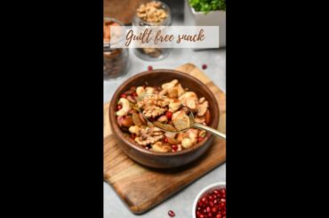 Healthy chaat for weight watchers | Oats recipe | Oats chaat | Street food #culinarychaser #shorts