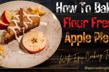 Healthy apple pie recipe low calorie | No butter and flour apple pie