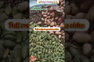 How to make Pumpkin & Flax seeds Powder - Healthy Weightloss Recipes #homechefrecipestelugu #Shorts