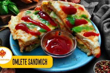 How to Make Omlete Sandwich/ Easy, Healthy and Tasty Recipe.....