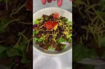 Healthy food recipes #cooking #salad #food #tacosalad #shorts