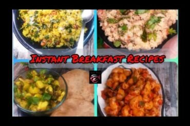 Instant Breakfast Recipes | Quick and Healthy Breakfast Recipes | Simple Recipes by Apeksha