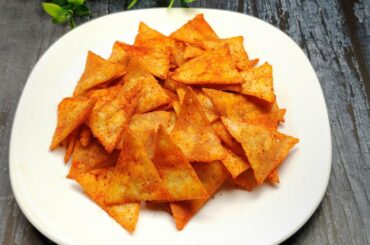 Nachos Recipe using Rice Flour | Unique Nachos Recipe | Nachos Recipe Without Cheese Powder |