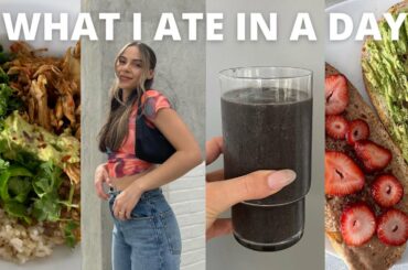 WHAT I EAT IN A DAY TO FEEL GOOD (balanced + healthy recipe ideas) | Katelynn Nolan
