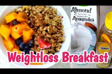 Healthy Breakfast Granola Bowl For Weightloss//Easy Breakfast Recipe//Granola//Easy Breakfast Idea