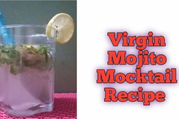Virgin Mojito Mocktail Recipe. Healthy Recipes with Monika.